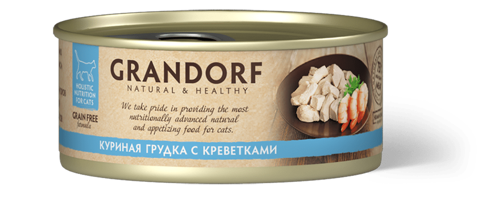GRANDORF  куриная грудка с креветками 70 гр