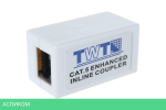 Соединитель 2-х портов RJ-45, неэкранированный, категории 5е арт. TWT-CP45UTP5E