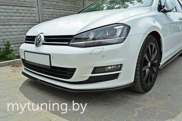 Сплиттер бампера переднего для VOLKSWAGEN Golf VII (13-...)