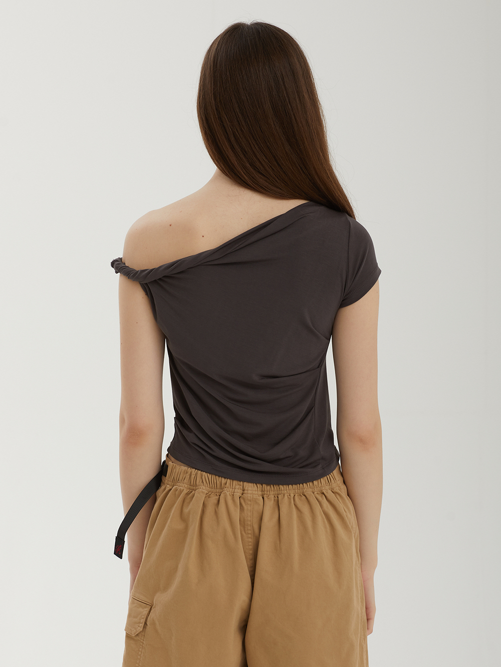Женская Майка Twisted Tuck Cap Sleeves