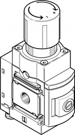 MS6-LRPB-1/2-D2-A8-BD Прецизионный регулятор давления