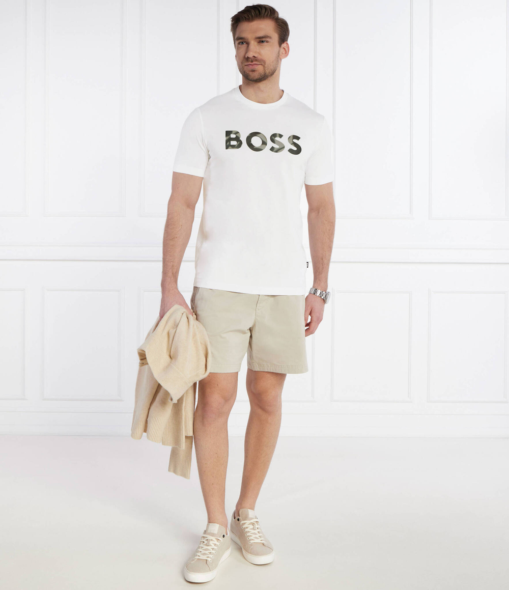 Футболка Thompson BOSS BLACK - белый(50513382)