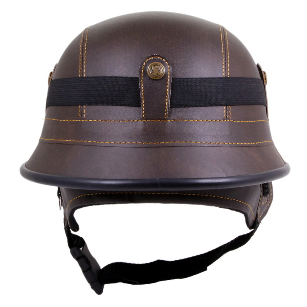 Шлем коричневый с очками