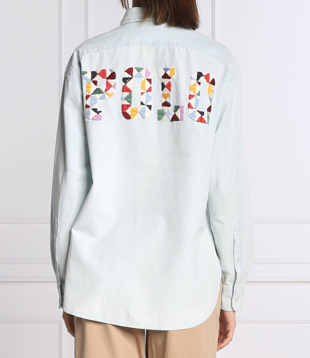 рубашка POLO RALPH LAUREN - голубой(211863971)