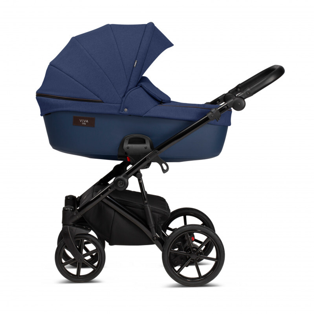 Коляска Tutis Viva Life 3 в 1 New 2020 BLUE INDIGO №076 (Синий)
