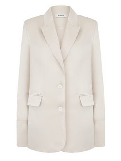 Жакет прямого кроя с манжетами на пуговицах