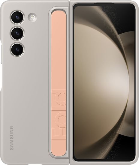 Чехол Samsung Standing Case с ремешком Z Fold5 песочный