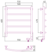 Сунержа Галант 2.0 600х500 МЭМ правый