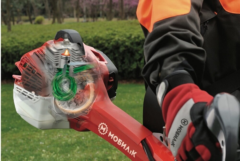 Мотокоса МОБИЛ К XT361C ПРЕМИУМ 36,3 куб.см., 2,2 л.с., нож+леска, 8,4 кг(MBK0023871)