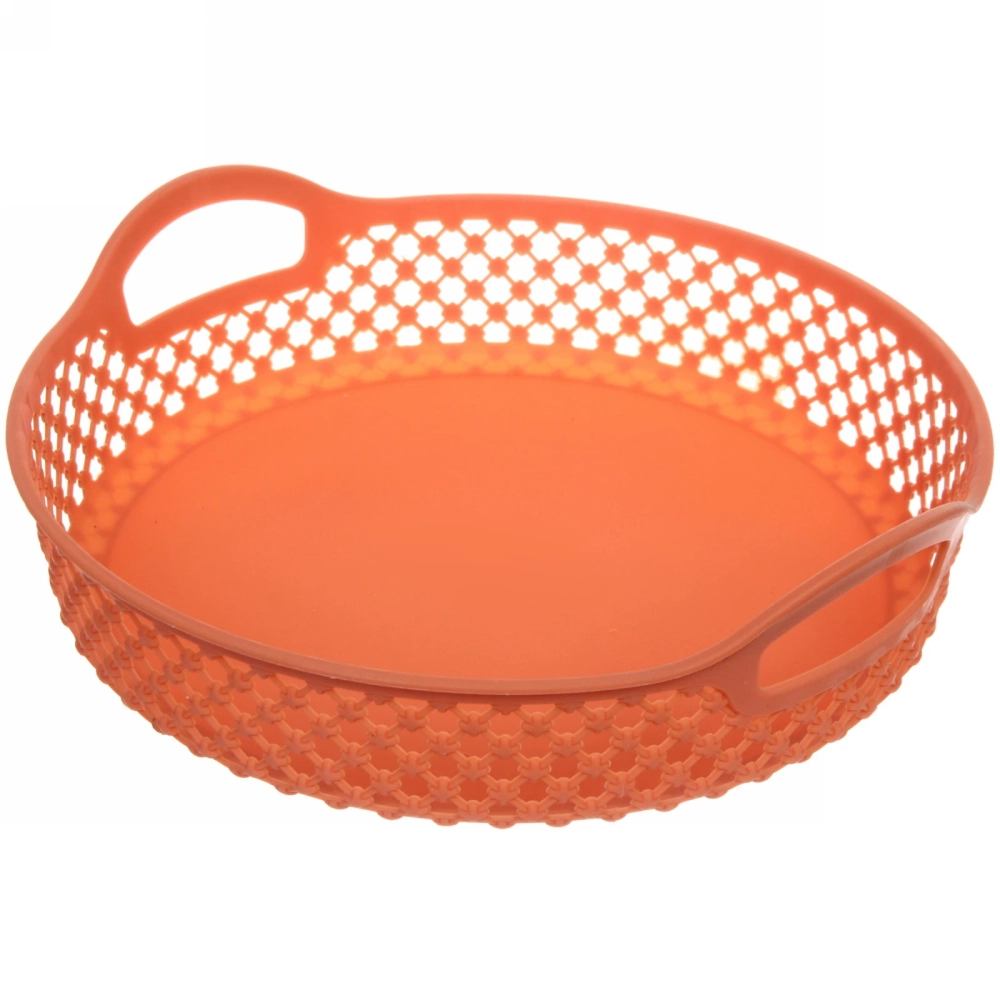 Сухарница пластиковая с ручками «Астория» 25*5см цвет микс