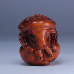 Нэцкэ Бык круглый