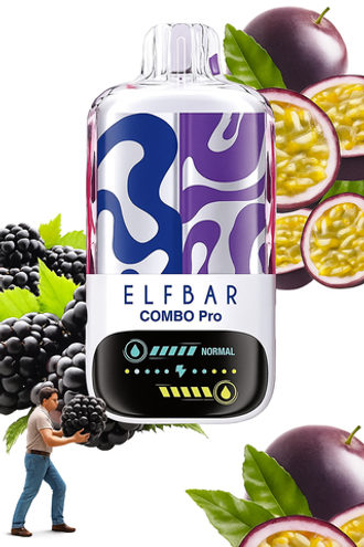 ELFBAR COMBO Pro 30000 – Blackberry / Passionfruit (5% nic)