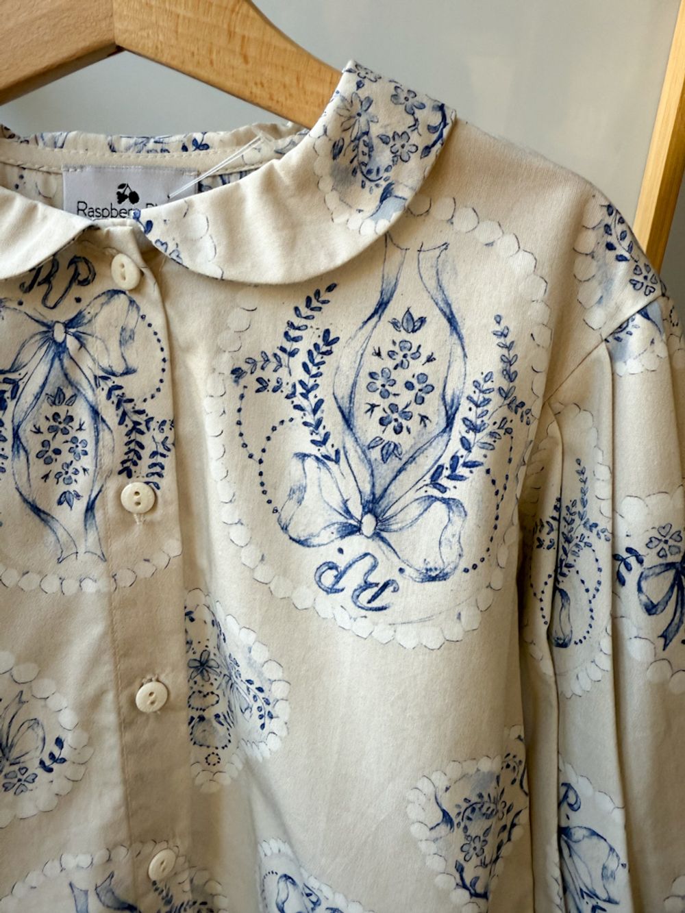 Новая хлопковая блузка Raspberry Plum, 128