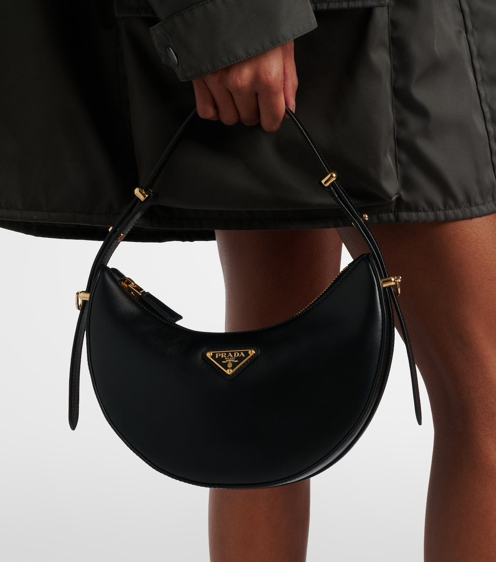 Сумка Prada Arqué Mini Leather Shoulder "Black"