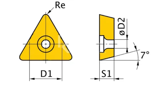 Поворотные режущие пластины Optimum ISO TCMT090204