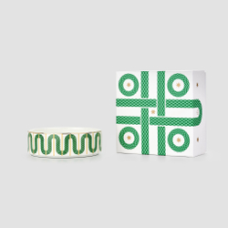 Блюдо сервировочное малое Farforite «Сплетено» 15,5 см в подарочной коробке