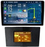 Магнитола для Opel Antara 2006-2015 (перенос БК вниз, черная) - Teyes CC4-PRO монитор 9.5" 2K QLED на Android 13, Быстрейшая, Snapdragon 778G, ИИ, CarPlay, DSP, 4G SIM-слот