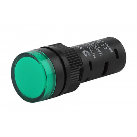 Лампа ЭРА BLS10-ADDS-230-K06-16E светосигнальная AD16DS LED матрица d16мм зеленый 230В AС