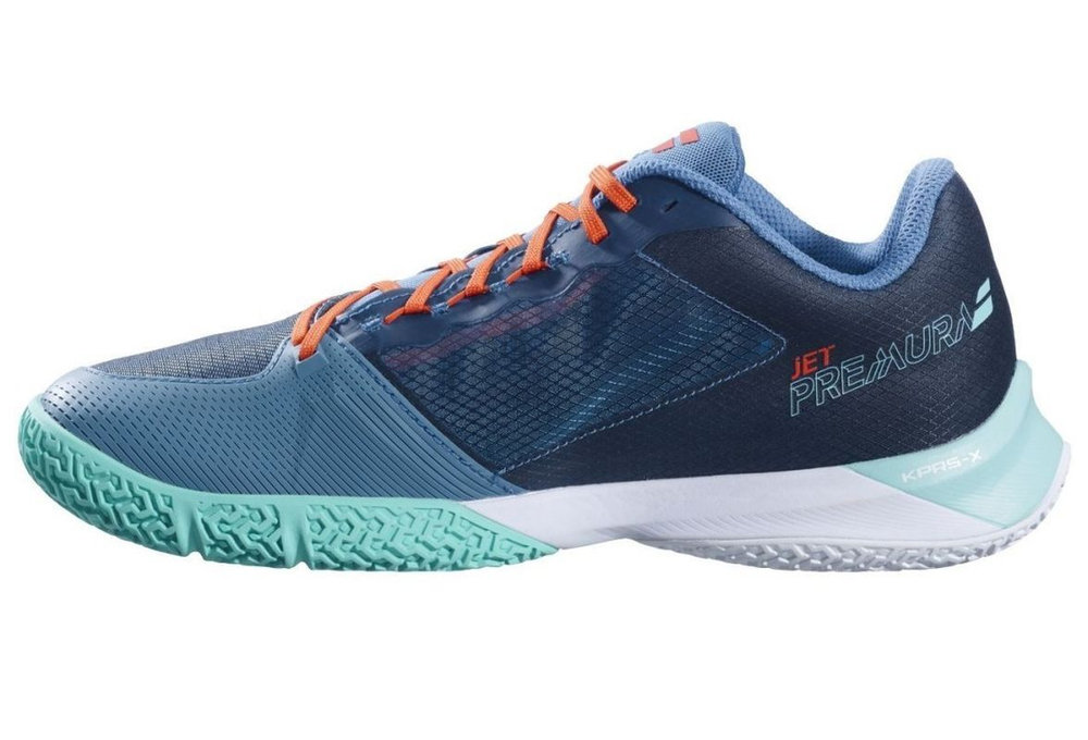 Мужские кроссовки для Падел Babolat Jet Premura 2 - electric green/mandarin