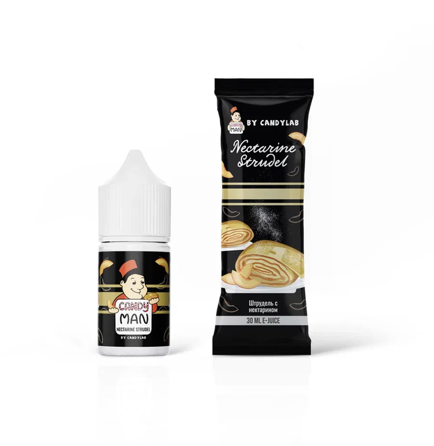 Candy Man Salt 30 мл - Nectarine Strudel (Strong)