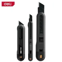 Набор универсальных строительных ножей Deli "Home Series Black" HT4003