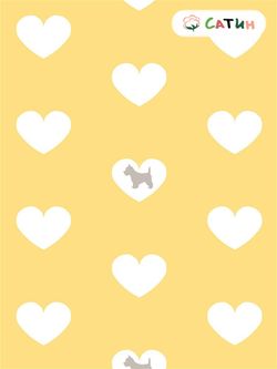 Постельное белье Milky Garden "Dogs (сатин)/Жизель (сатин)" евро  Наволочка 50х70 см 2 шт  Простынь  240х215 см  Пододеяльник 200х215 см