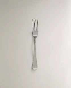 ZARA HOME СТАЛЬНАЯ ДЕСЕРТНАЯ ВИЛКА, СТАЛЬНОЙ