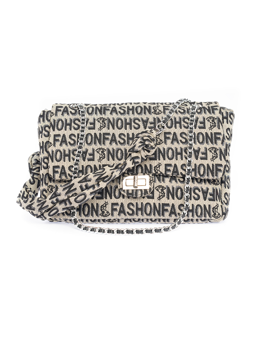 25015-3 Сумка жен., иск.кожа + текстиль