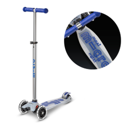 Самокат Maxi Micro Deluxe Flux LED Синий