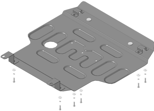 Защита стальная 2 мм двигателя и кпп для Honda CR-V Motodor.70808