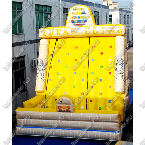 Коммерческий надувной скалодром "Тутанхамон"
