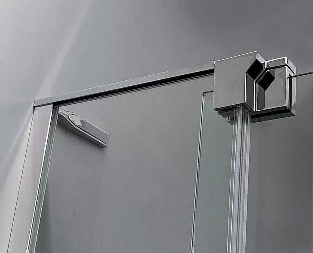 Душевой уголок Cezares Slider 85х95 SLIDER-AH-2-80/90-90/100-GRIGIO-Cr стекло серое тонированное/профиль хром