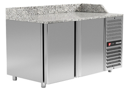 Стол для пиццы POLAIR TM2ENPIZZA-G с бортом