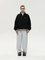 Толстовка One Two Drawstring Half-Zipped черная