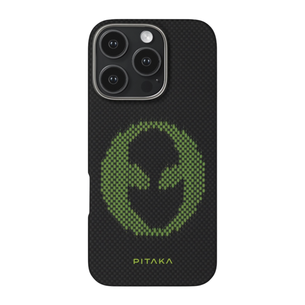 Арамидный чехол MagSafe PITAKA Aries Lumintex Edge Case для iPhone 16 Pro Max Ультратонкий текстурированный чехол из арамидного волокна с вырезом для Контроллера камеры