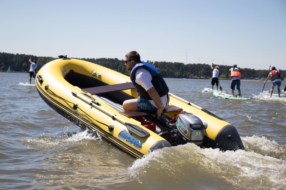 Лодка ПВХ STORMLINE Air Trimaran 340