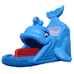 Надувной батут-горка "Дельфин"