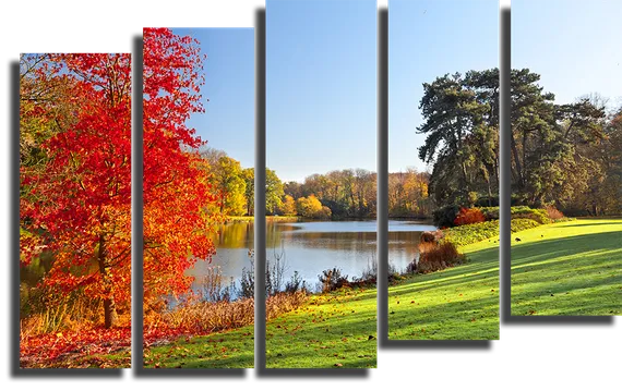 Модульная картина "Красивая осень"