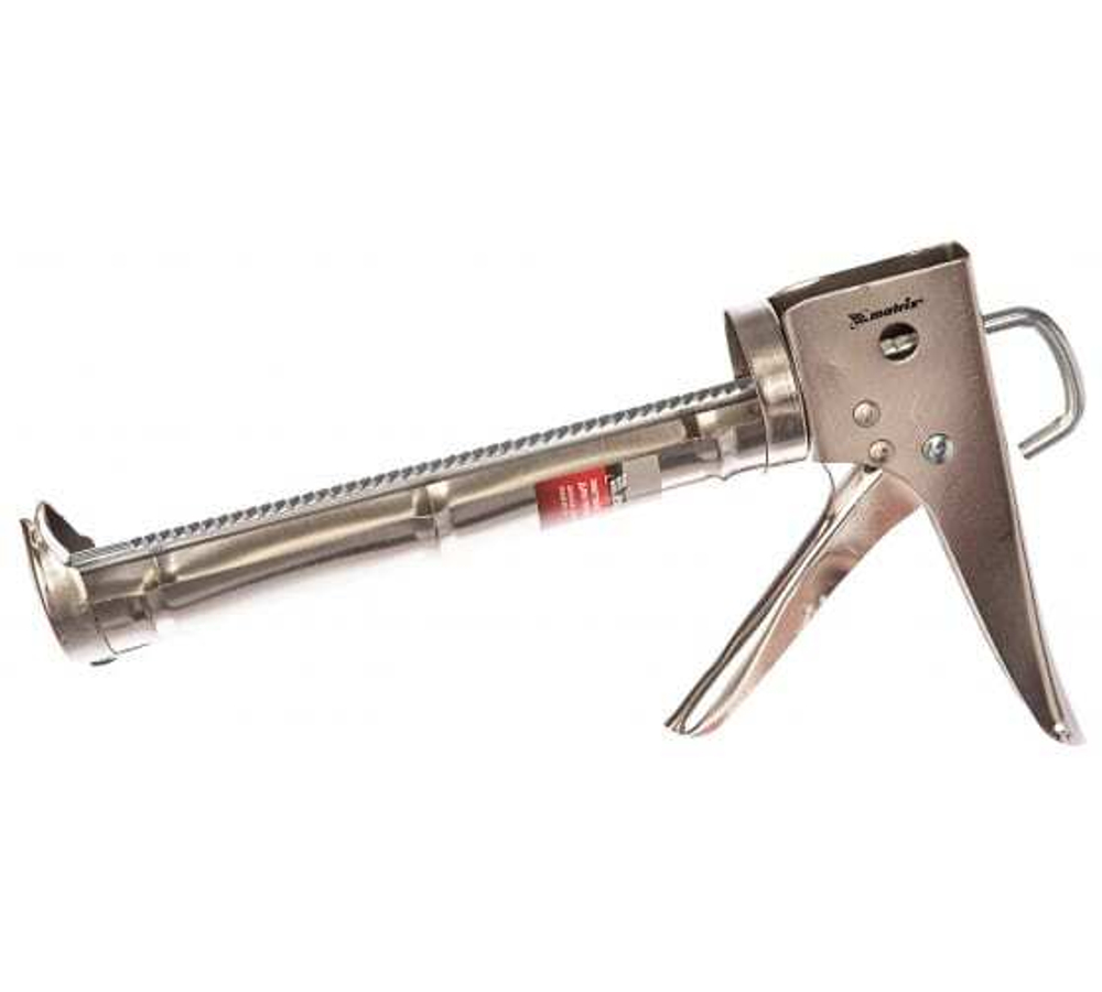 ПИСТОЛЕТ MATRIX Д/ГЕРМЕТИКА 310МЛ ПОЛУОТКР ХРОМИР ЗУБЧАТ ШТОК 7ММ 88640