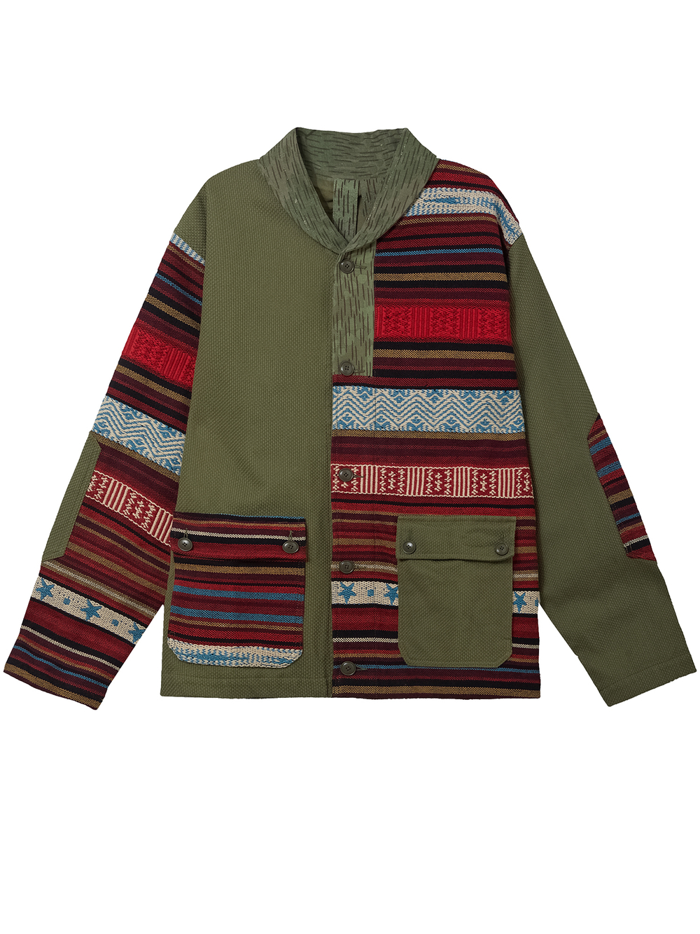 Мужская Куртка Upcycled Shawl Chore