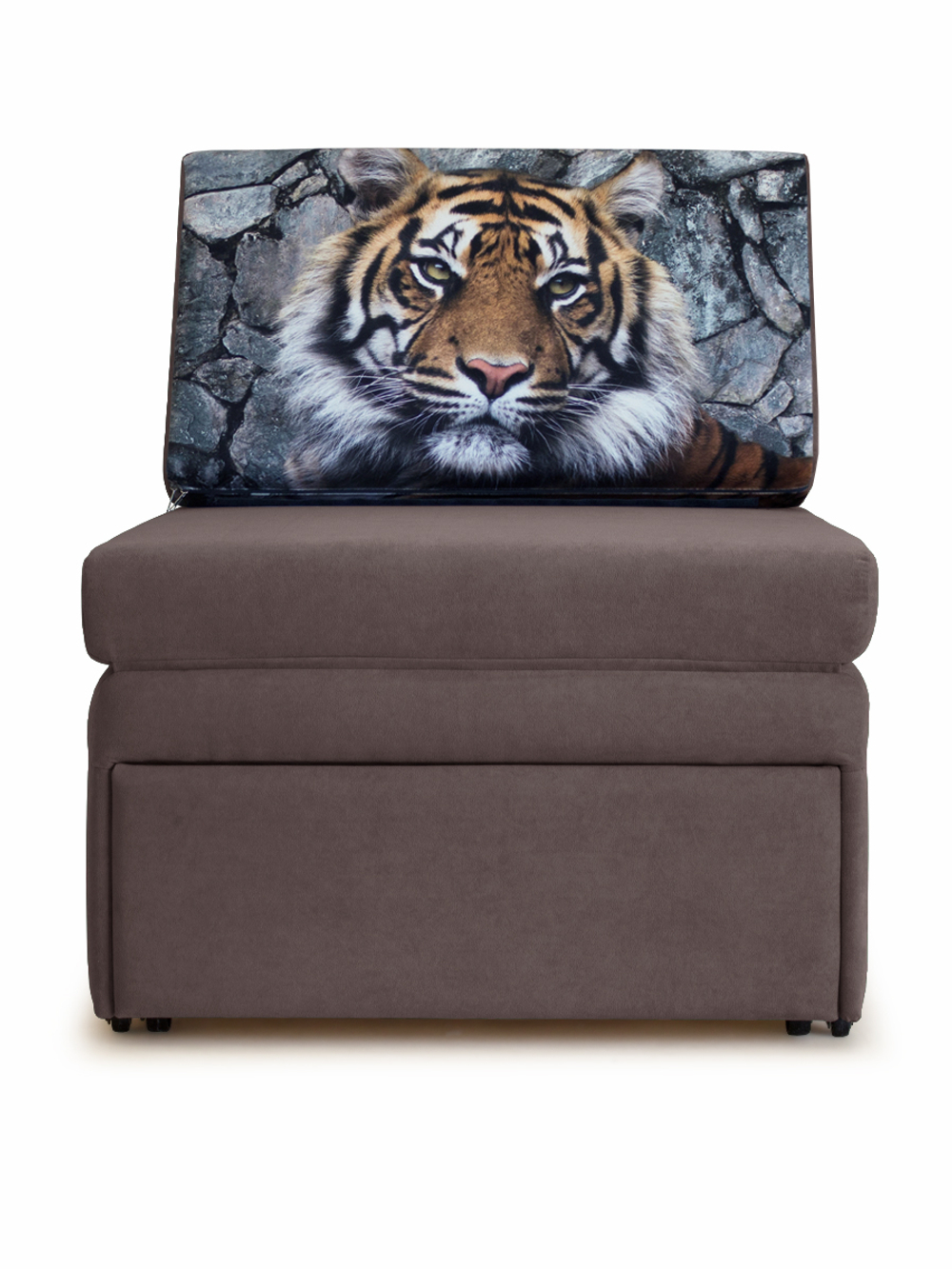 Кресло-кровать "Миник" 70 см, купон Тигр