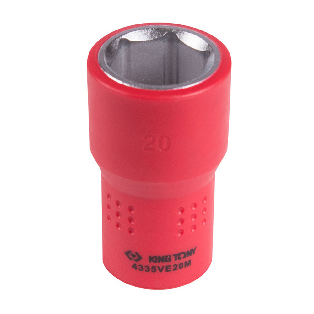 KING TONY (4335VE20M) Головка торцевая диэлектрическая шестигранная 1/2", 20 мм