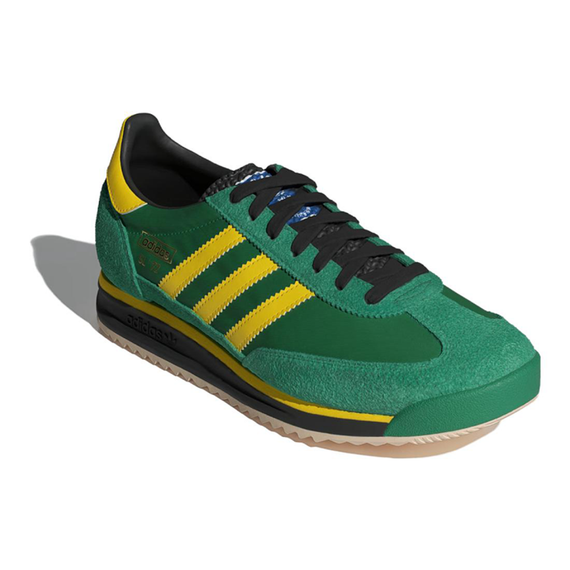 adidas originals SL 72 RS Повседневная обувь Низкий Топ Зеленый Желтый Унисекс