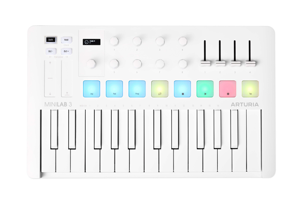 Arturia MiniLAB 3 Alpine White