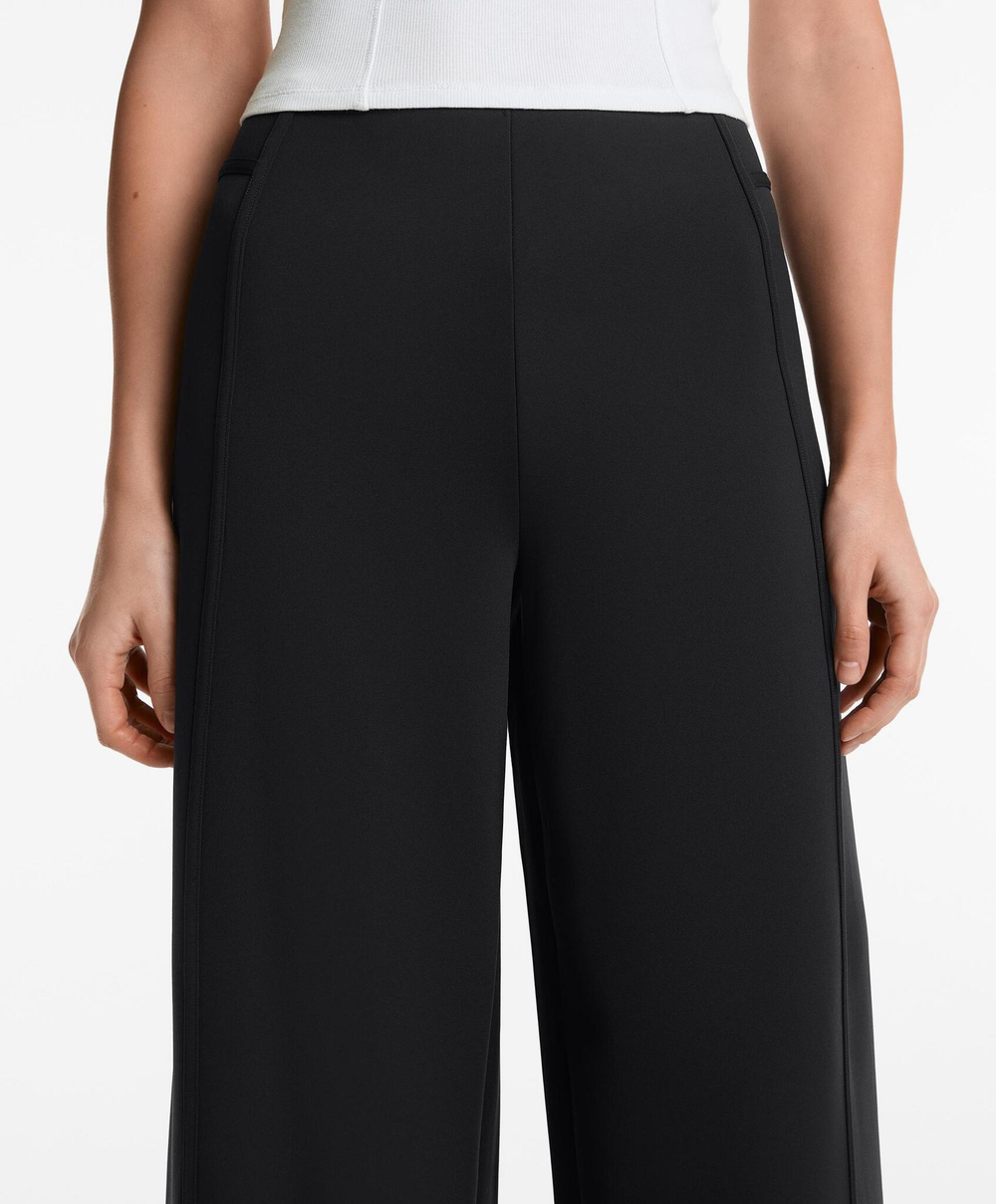 OYSHO Брюки из неопрена, черный