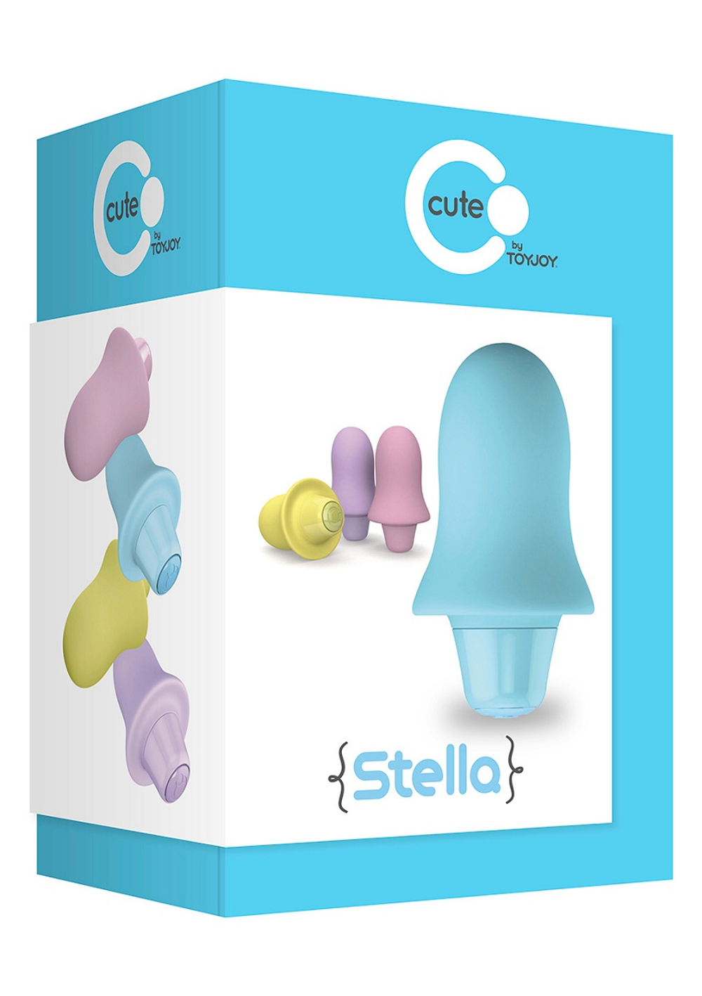 Голубой вибростимулятор STELLA BULLET - 7,5 см.