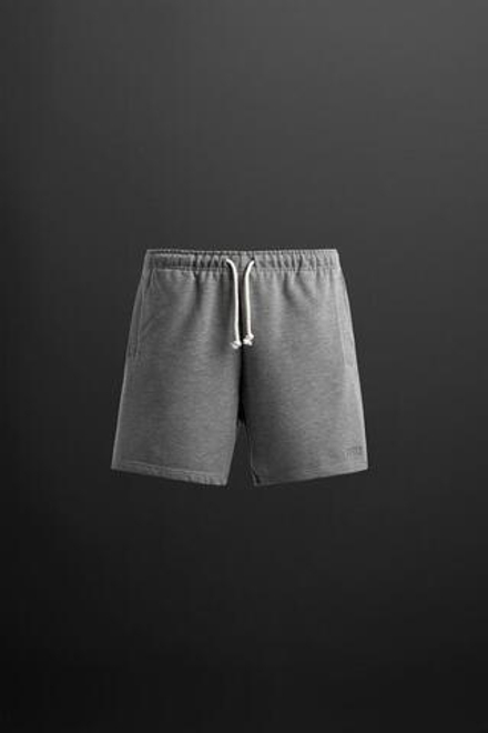 ZARA ШОРТЫ-ДЖОГГЕРЫ, СЕРЫЙ МЕЛАНЖ