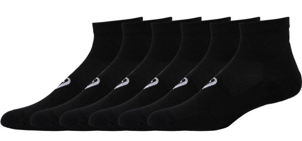 Теннисные носки Asics Multi-Sport Cushioned Quarter Sock 6P - performance black