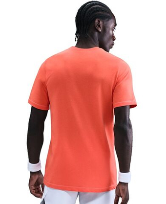 Мужская теннисная футболка Nike Court Dri-FIT - turf orange/sail