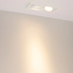 Светильник MS-VORTEX-BUILT-S210x117-2x20W Warm3000 (WH-WH, 20 deg, 230V) (Arlight, IP20 Металл, 5 лет) 057762